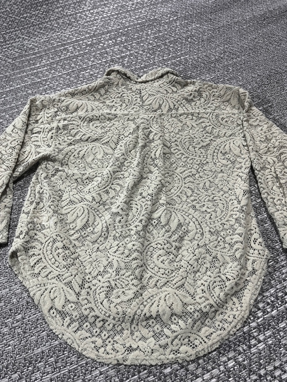 Free People | Oversized Lace Ruby Shacket - Picture 14 of 16